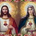 Sacred Hearts of Jesus and His Blessed Mother Mary  by grace55