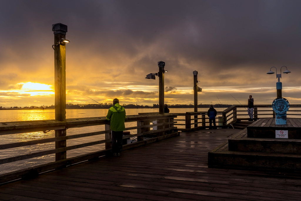 Fishing from the pier.  by cdcook48