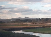 25th Nov 2020 - River Don and Bennachie from the train 