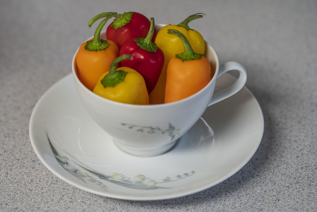 Cup of Peppers by kvphoto