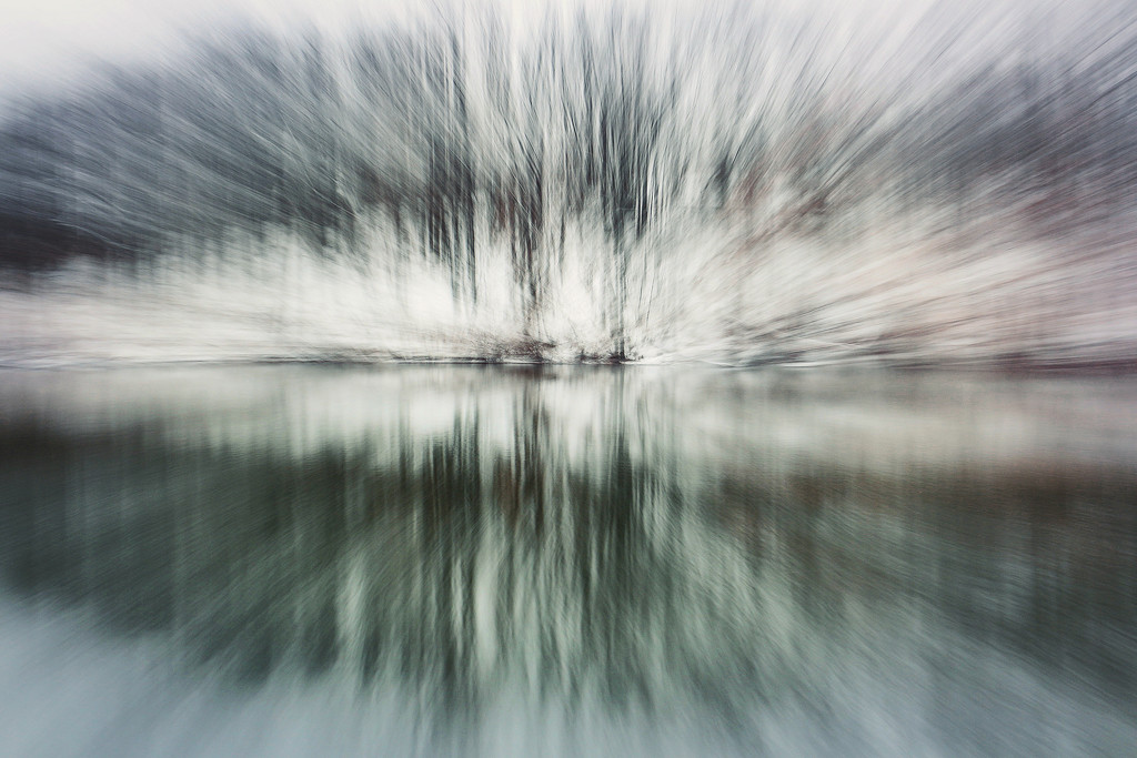 Flurries on Water by juliedduncan