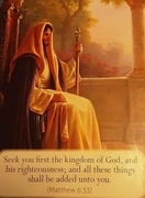 1st Dec 2020 - Seek ye first the Kingdom of God