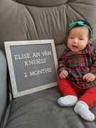 1st Dec 2020 - Happy Two Months Elise! 