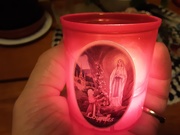5th Dec 2020 - A Lourdes candle. Pray for Peace.