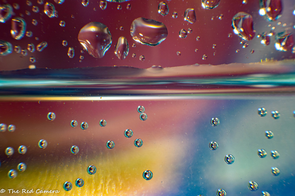 Macro bubble abstract pastel colors by theredcamera