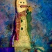 Snowman Stocking holder by samae