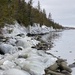 Ice covered shoreline  by radiogirl
