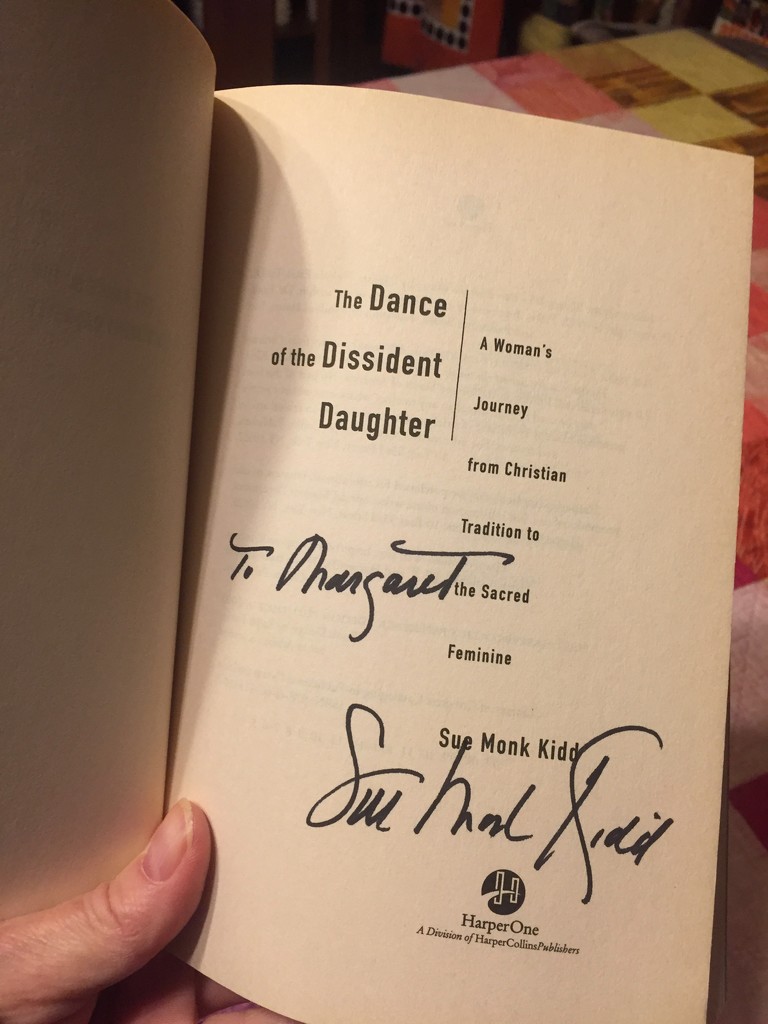 Had forgotten that she signed it by margonaut