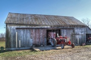12th Dec 2020 - Barn and tractor