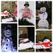 A collage of just a few of the wonderful Snowmen by 365anne