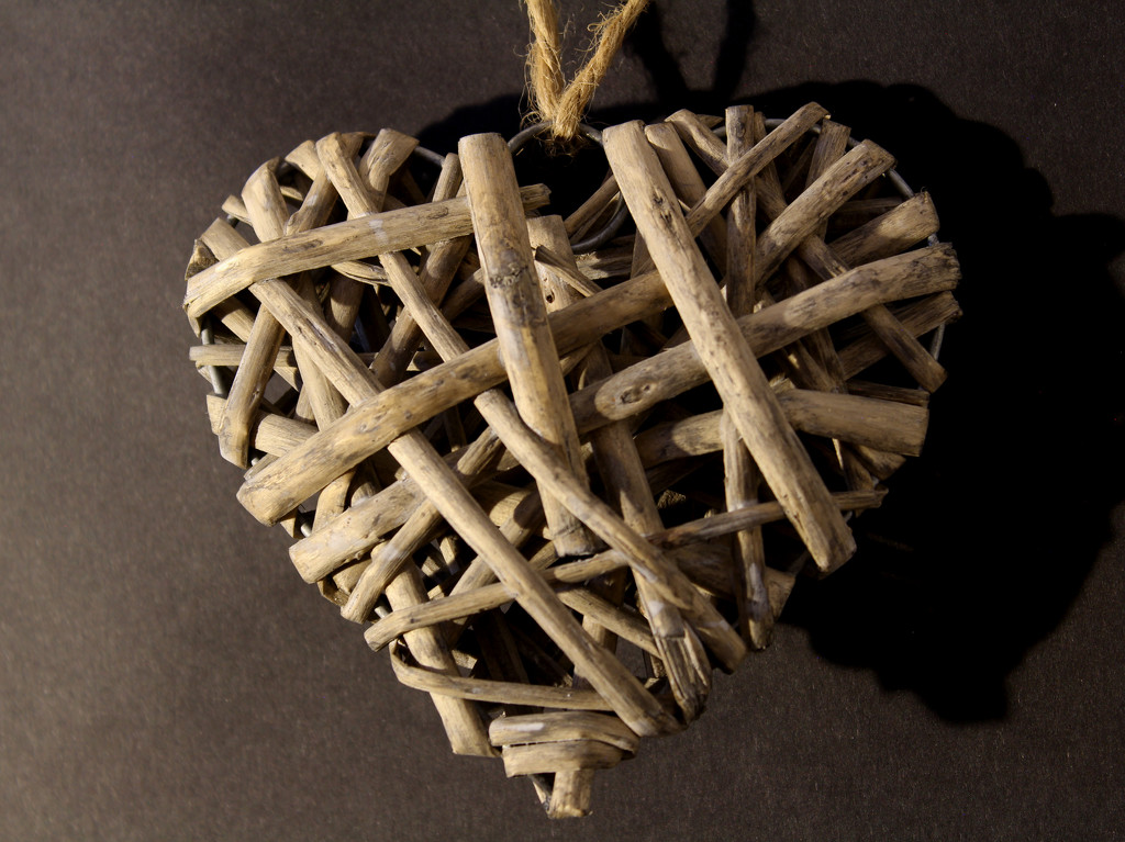 Dec 17th Driftwood Heart  by valpetersen