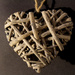 Dec 17th Driftwood Heart  by valpetersen