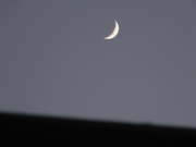 18th Dec 2020 - Crescent Moon Over Roof 