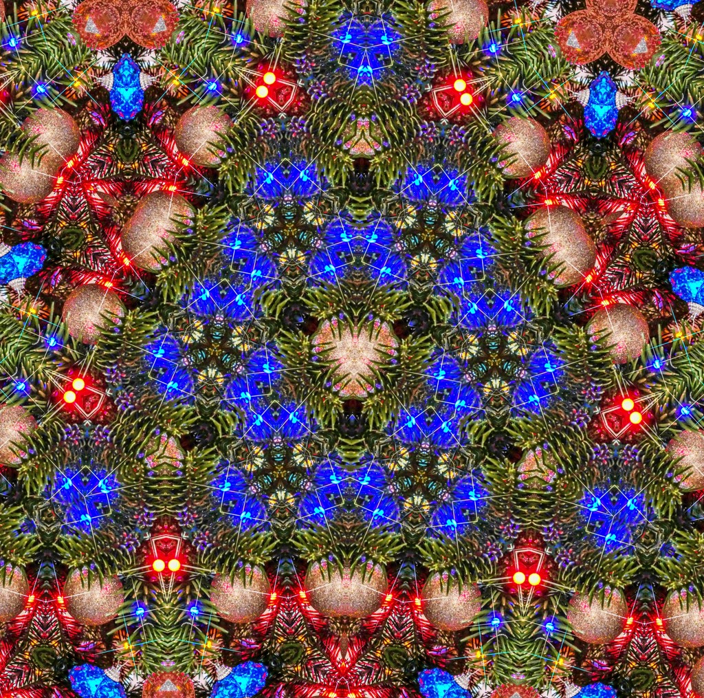 Christmas Tree Kaleidoscope by carolmw