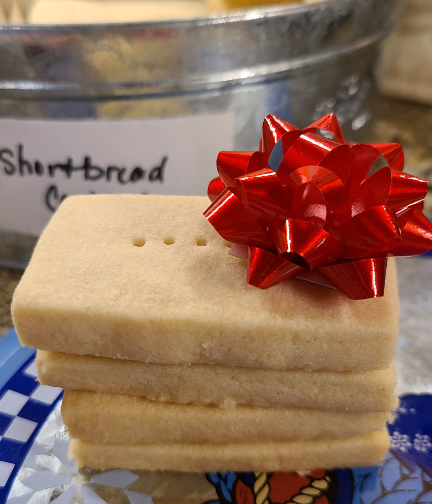 Short stack of Shortbread Cookies by tanda
