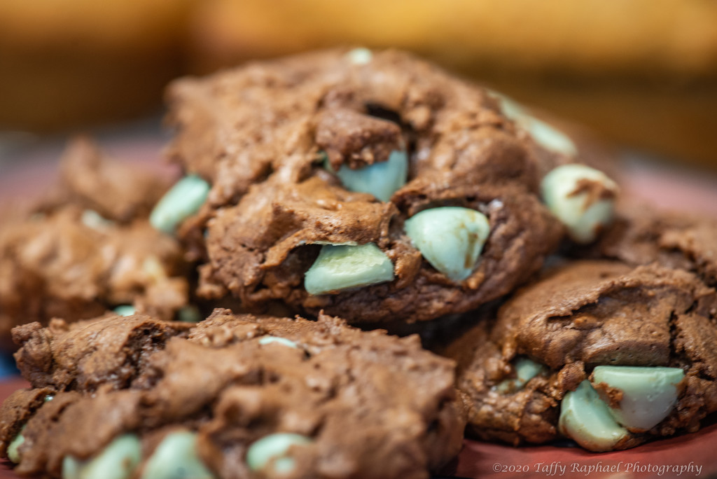 Chocolate Mint Cookies by taffy