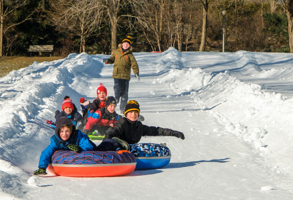 Tobogganing  by sprphotos