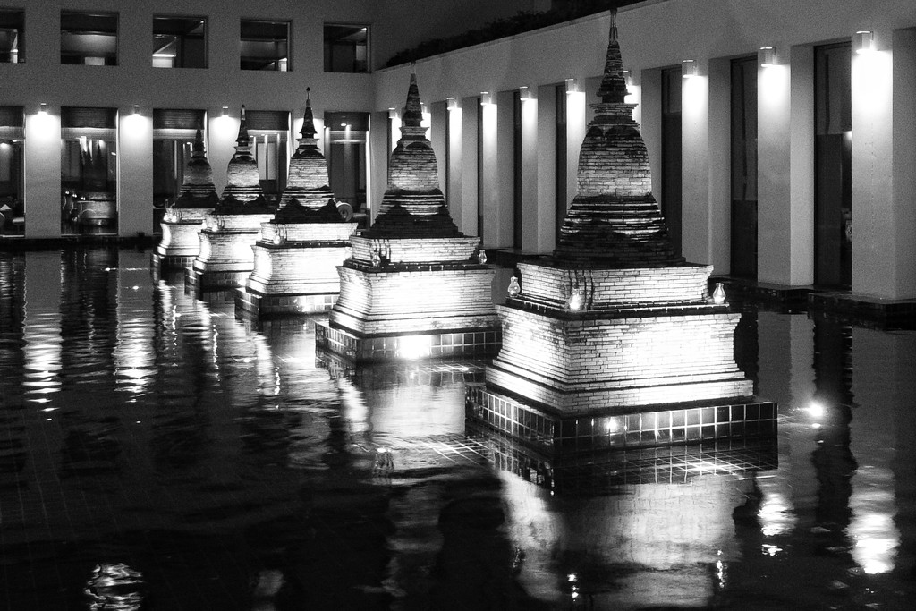 Wats in Sukhothai Hotel. Bangkok.  by johnfalconer