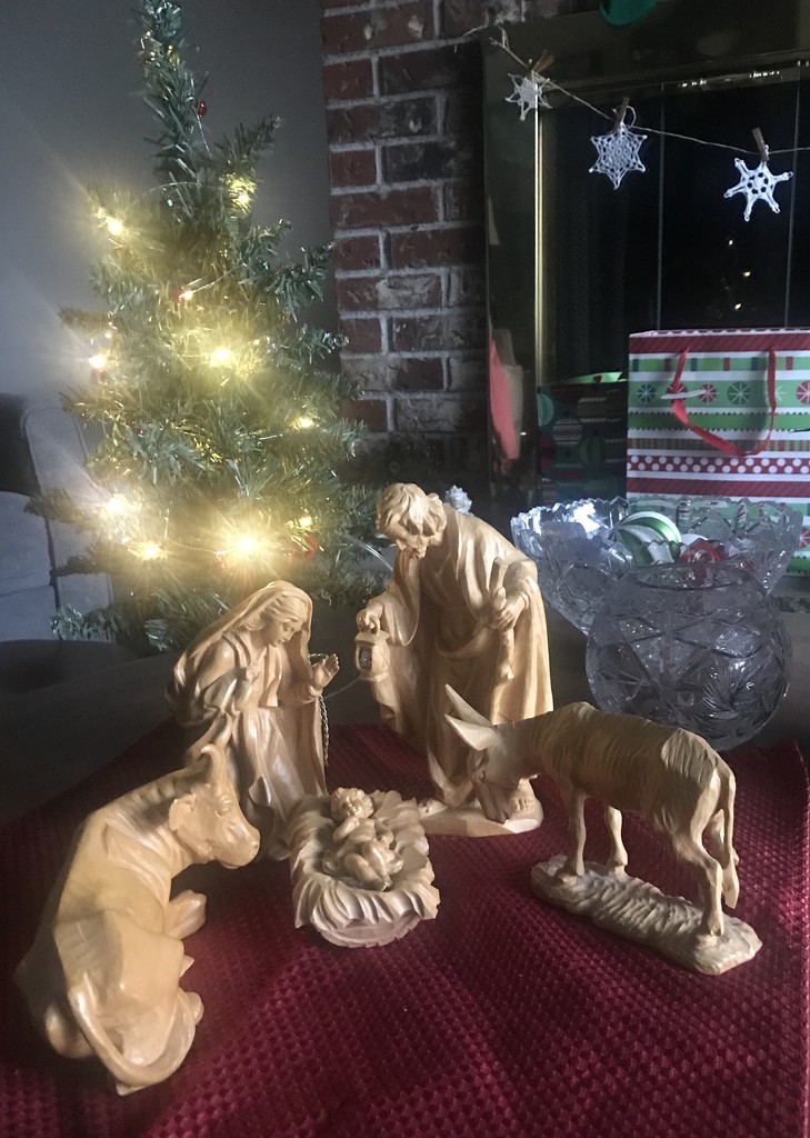 Nativity, Christmas Morning by theredcamera