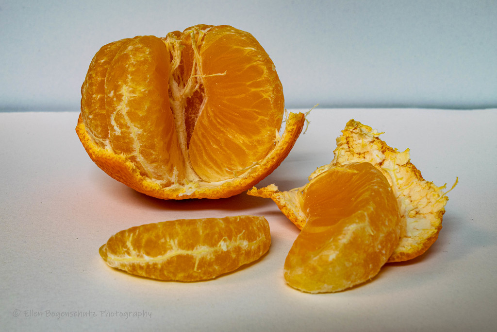 Tangerine still life  by theredcamera