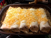 8th Sep 2020 - Chicken and Cheese Burritos!!