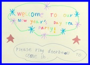 1st Jan 2021 - New Year Tradition (welcome sign by Henry aged 7)