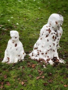 2nd Jan 2021 - Snowmen melting