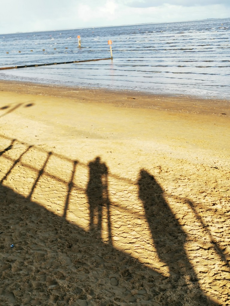 Seaside Stroll Shadows  by plainjaneandnononsense