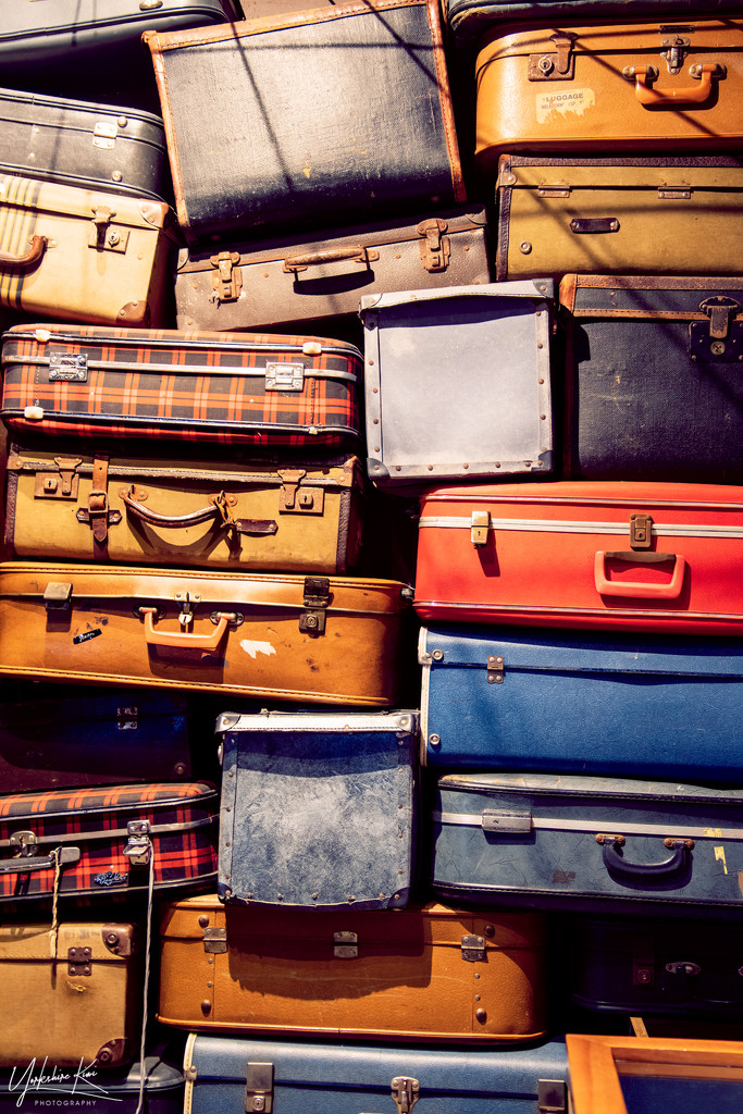 Suitcases by yorkshirekiwi