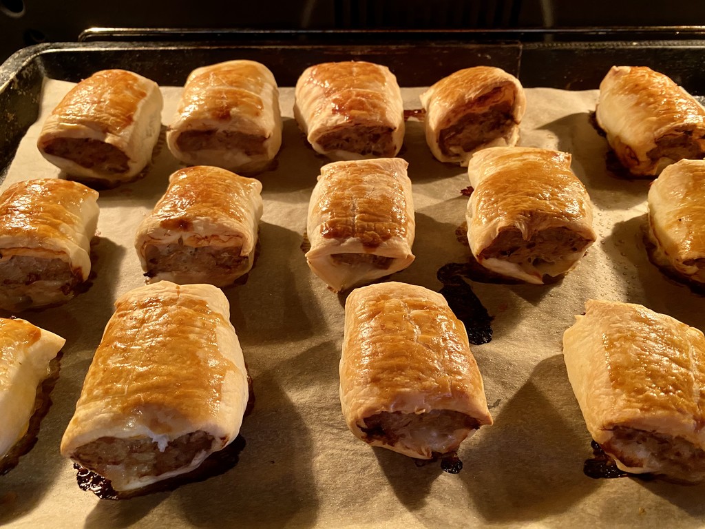 Homemade sausage rolls  by nicolecampbell