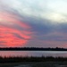 Sunset over Brittlebank Park in Charleston. by congaree