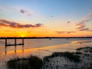 10th Jan 2021 - Sunset at low tide, Ashley River 