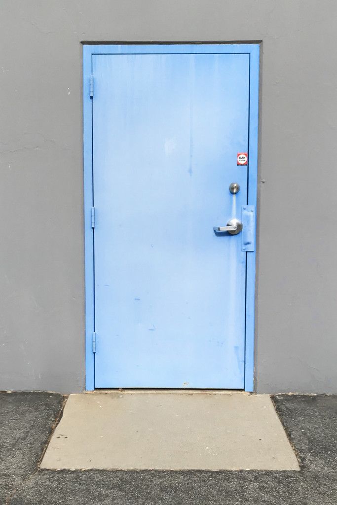 Blue Door by jaybutterfield