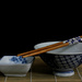 blue and white still life by summerfield