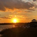 Sunset over the Ashley River at Brittlebank Park by congaree