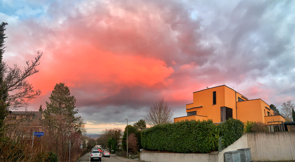 Pink cloud above my house.  by cocobella