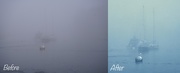 13th Jan 2021 - SHROUDED IN MIST - BEFORE /AFTER EDITING