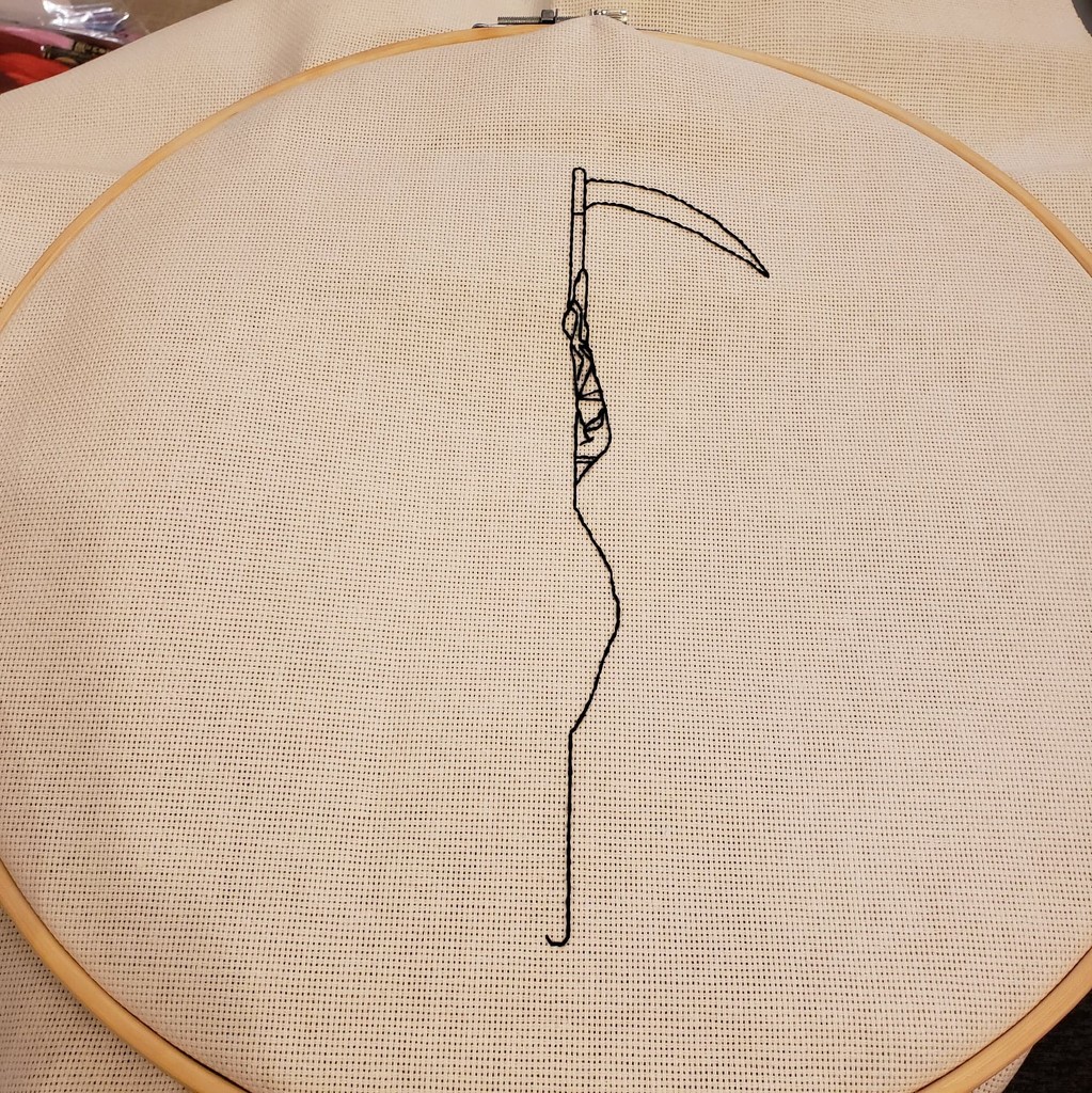 FIRST embroidery by labpotter