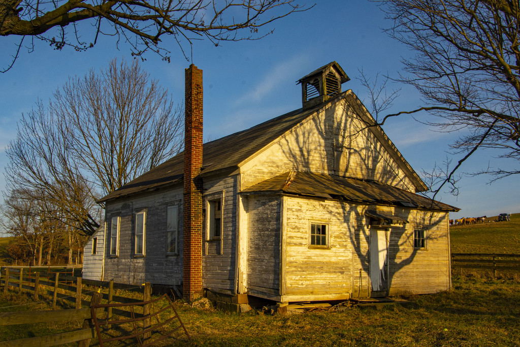 An Old One Room Schoolhouse by cwbill