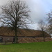 An old barn and the sugar beets harvest  by pyrrhula