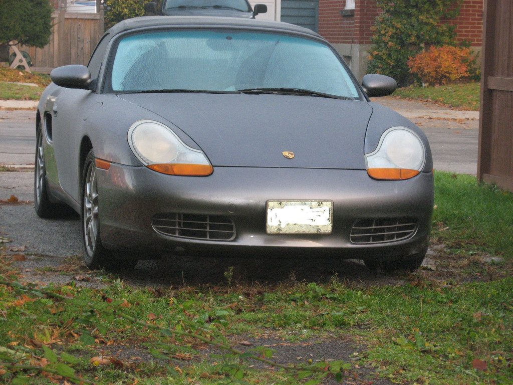 Cars #6: Porsche, in My Driveway by spanishliz