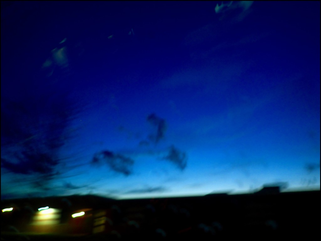 Driving Through Twilight by olivetreeann