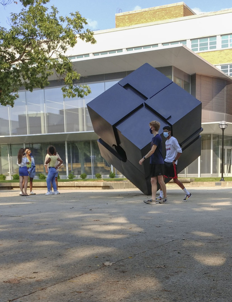 The Cube and Students 8-26-20 by houser934