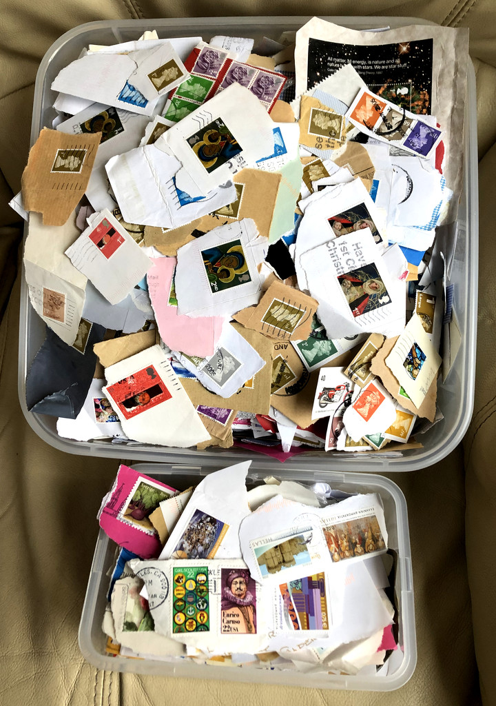 Used Postage Stamps by arkensiel