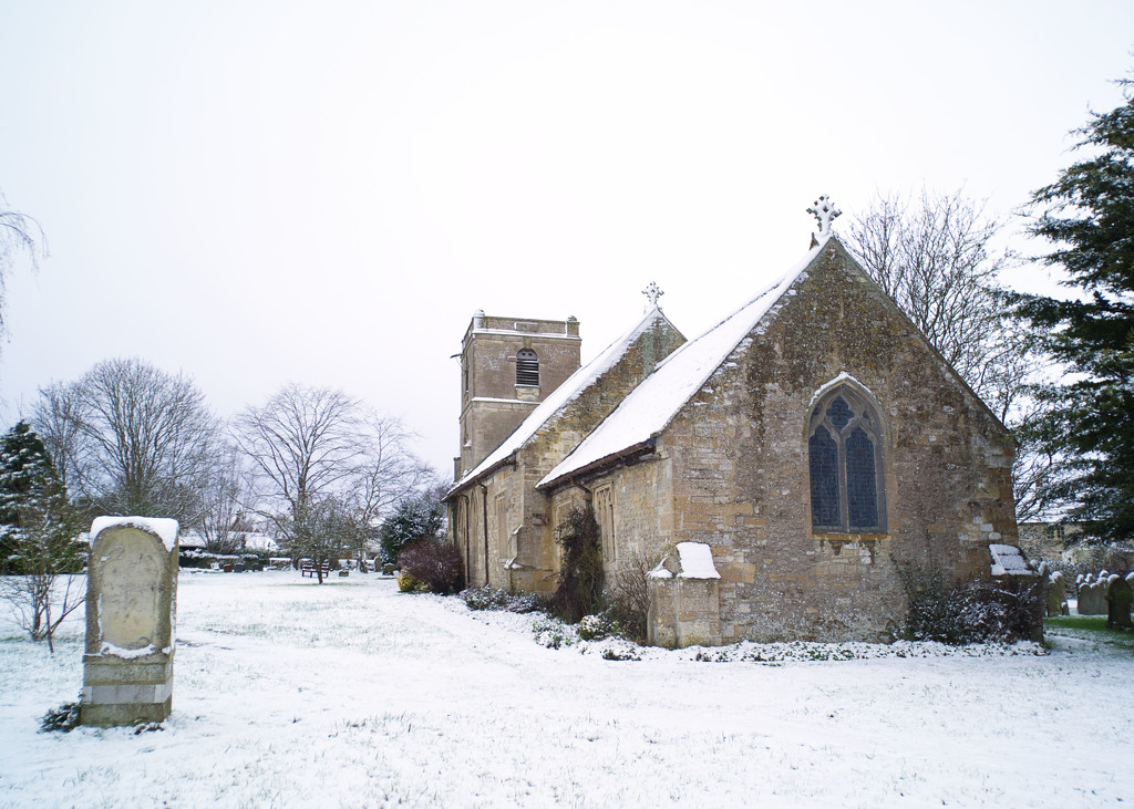 St Mary's in the snow 01 by jon_lip