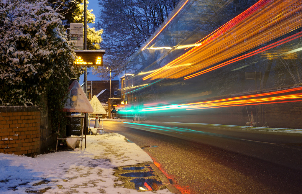 The No. 58 Bus in the Snow by phil_howcroft