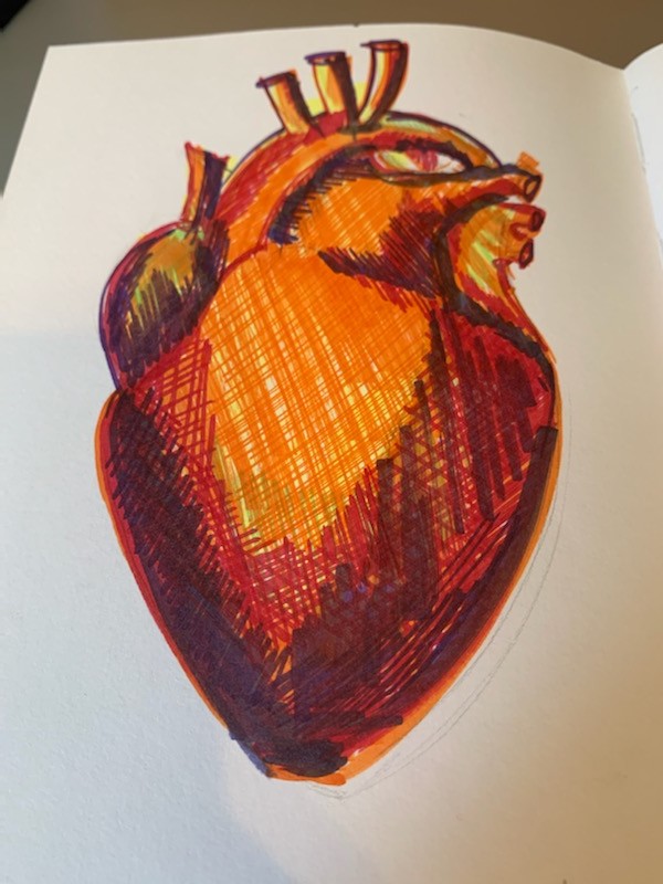 More Heart Art by jnadonza