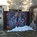 From My Lunchtime Walks: Murals and Remnants of Snow. by kclaire