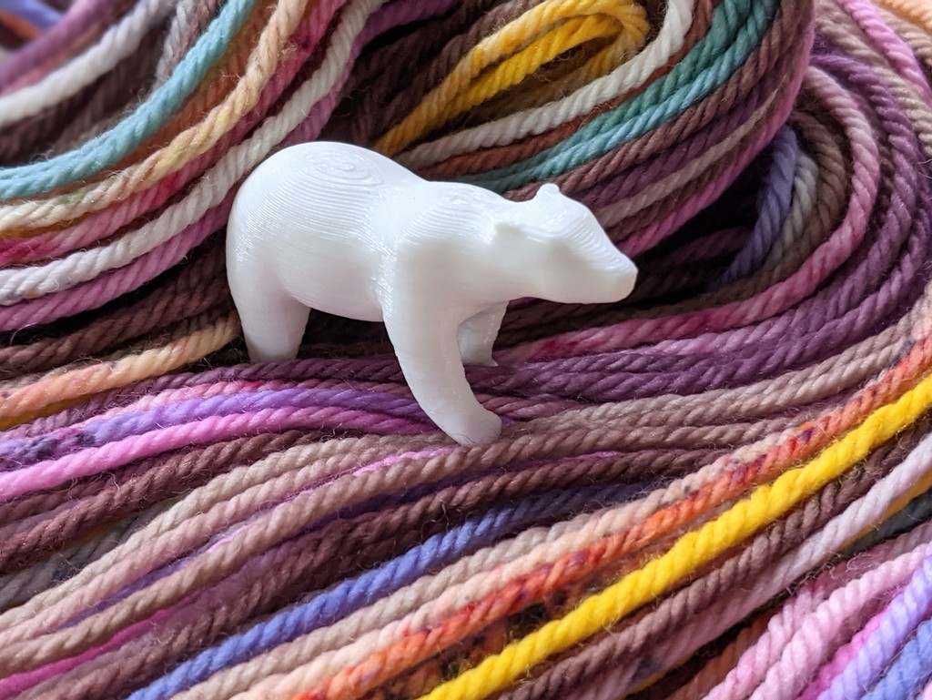 Polar Bear in the Wool by sarahsthreads