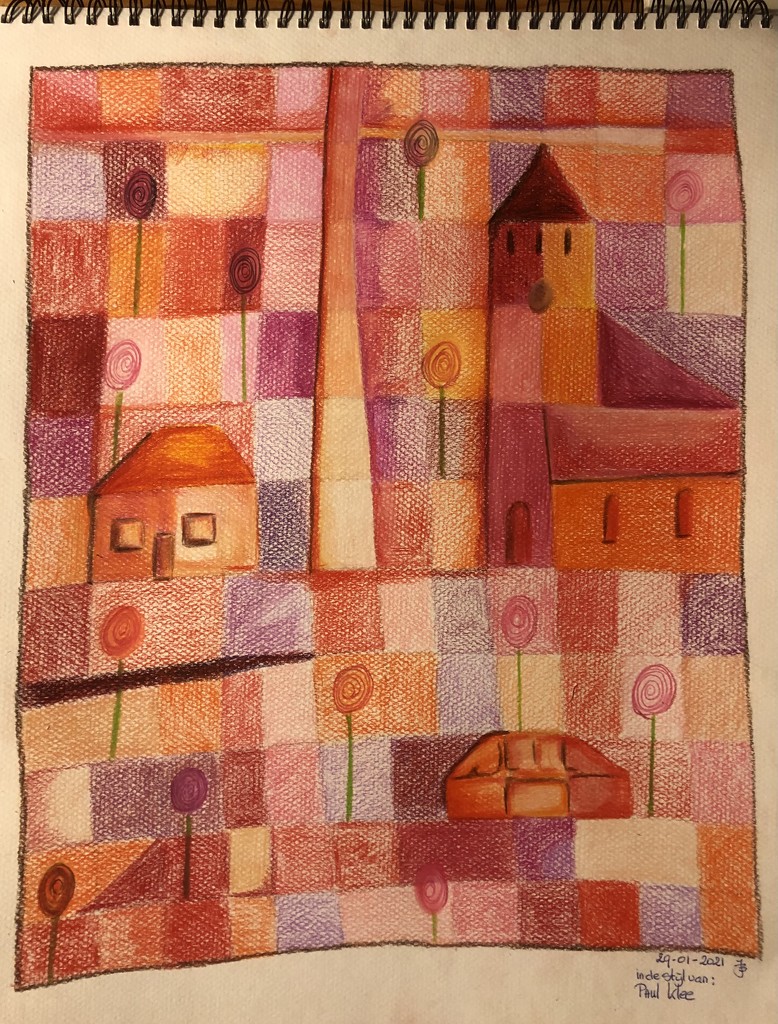 In the style of Paul Klee by jacqbb